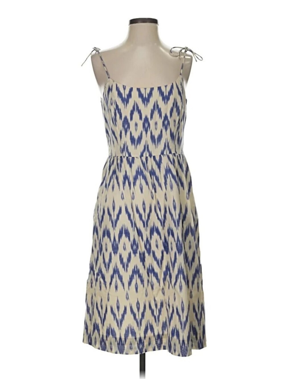 JCrew Tie Strap Ikat dress 8
